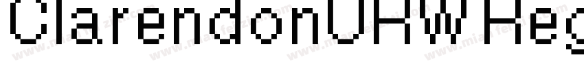 ClarendonURW Reg字体转换